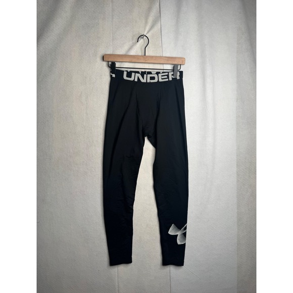 Under Armour Other - Under Armour Boys ColdGear Leggings Black Youth XL Athletic Tights Fitted Base